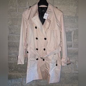 Women's Coach Trench Coat, Color Quartz, Size XL. NWT.